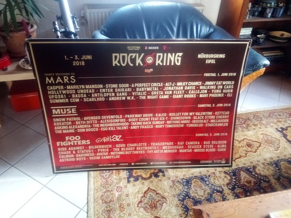 Rock am Ring plakat poster in Reichelsheim (Odenwald)