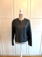 Max & Co. Lederjacke dunkelblau Gr. 36 Bayern - Germering Vorschau