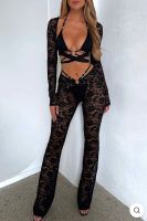 Sisterparty Festival Rave Outfit Zweiteiler Spitze schwarz M 38 Bochum - Bochum-Mitte Vorschau