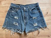 Levis 501 High Waist Jeans Shorts W29 Löcher / Destroyed Hessen - Hadamar Vorschau