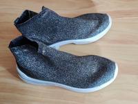 Francesco Milano Sock Komfort Sneaker Boots Gr. 40 silber grau Bayern - Diedorf Vorschau