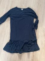 Esprit XS 34 | Kleid halbarm marineblau Volants Hessen - Hainburg Vorschau