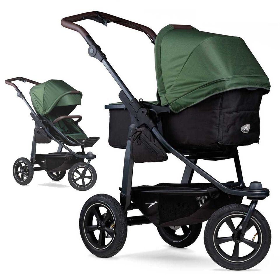 TFK mono 2 - Kombi Kinderwagen Luftrad-Set olive 2024 Aktion in Querfurt