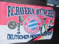 FC Bayern München  "deutscher Rekordmeister! Fahne 60 x 40cm Hessen - Hainburg Vorschau