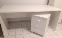 Großer Schreibtisch 160 x 80 cm und Rollcontainer weiß, gebraucht Bayern - Wörth an der Isar Vorschau