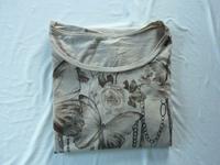 C&A hübsches Baumwoll-Marken-T-Shirt Beige brauner Print Gr.52/54 Bayern - Sindelsdorf Vorschau