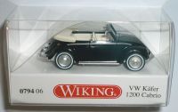 Wiking 079406 VW Käfer 1200 Cabrio 1961 - 1963 schwarz 1:87 H0 Baden-Württemberg - Geislingen Vorschau