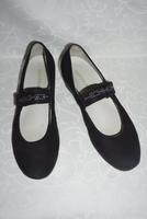 Waldläufer Spangen-Ballerina Schwarz Gr.39/5,5 Wildleder Berlin - Reinickendorf Vorschau
