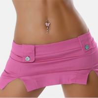 Minirock Gogo Damen extrem kurz mit 2 Schlitzen rosa Gr.40, neu Nordrhein-Westfalen - Laer Vorschau