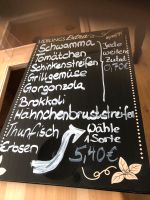 Gastronomie Schwarzglas Werbetafel 90/60 cm Bayern - Mammendorf Vorschau