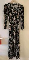 MEGA Zara Maxi Flower Kleid Blumen Gr XL  lila schwarz Baden-Württemberg - Leinfelden-Echterdingen Vorschau
