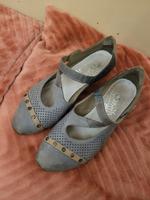 Pumps Rieker Gr.38 Jeansblau Niedersachsen - Löningen Vorschau