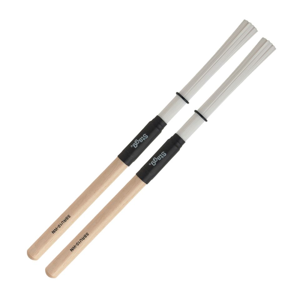 Nylon Besen SBRU10 WM Stagg Drum Stick Schlagzeug in Cloppenburg