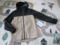 Jacke - Parka - H&M - Gr.134 - Kapuze - Neu - beige/schwarz Thüringen - Eisenberg Vorschau