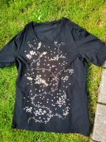 T-Shirt schwarz mit goldenen Ranken Gr. 40 Bayern - Miesbach Vorschau