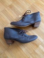 Vintage Schnür-Stiefelette aus braunem Leder (Gr. 39) Hessen - Darmstadt Vorschau