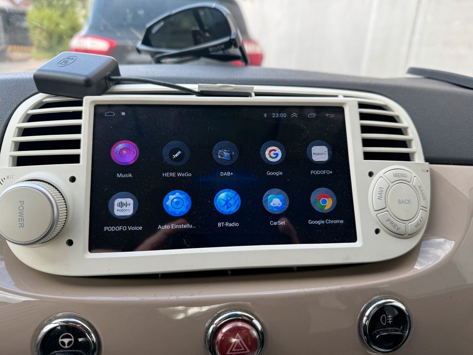 Android / car play Autoradio für Fiat 500 2007 in Boxberg