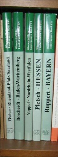 Wissenschaftliche Länderkunden Bayern, Hessen ua, 5 Bände in Centrum