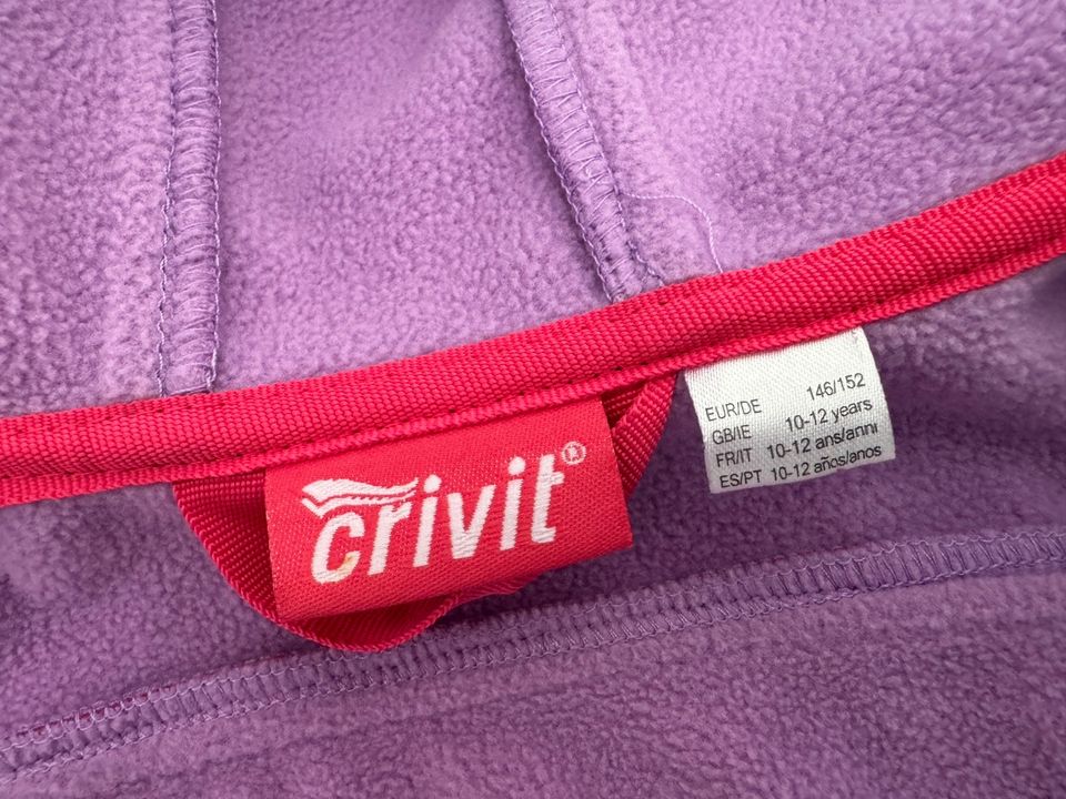 Softshelljacke von Crivit - Größe 146/152 in Roth