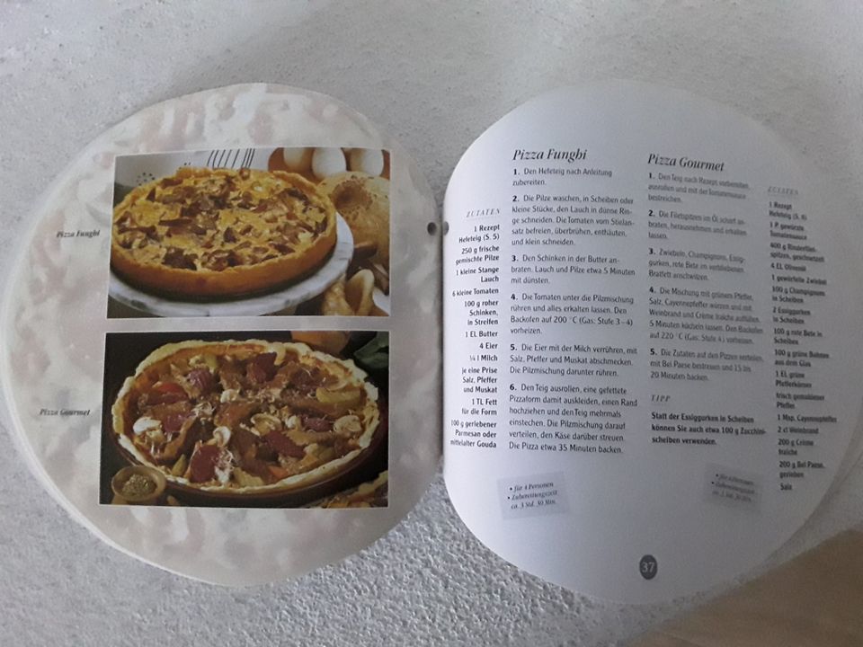 Kochbuch PIZZA & QUICHE, NEU in Freilassing