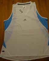 Lauf-Top, Sport-Top von ADIDAS in weiß/blau in Gr 40/42 NEUwertig Kr. München - Unterschleißheim Vorschau