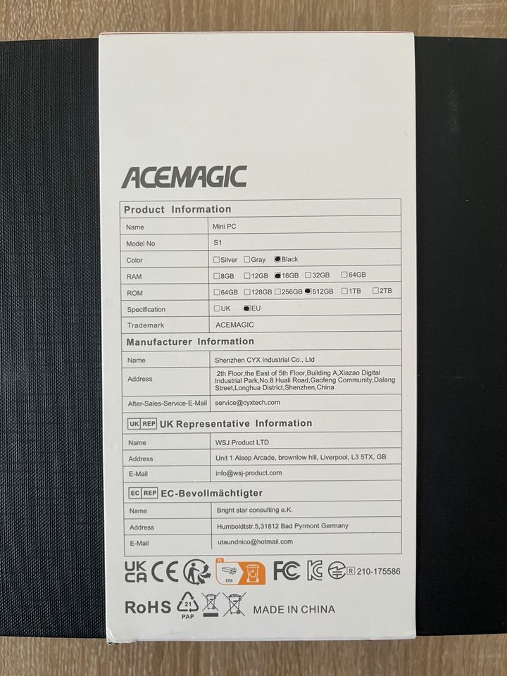 Acemagic S1 Mini PC - NEU in Sulzbach (Saar)