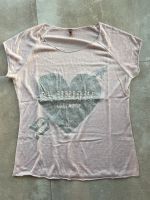 T-Shirt Top Heimatliebe Gr. XL 42 Rosa Silber Perlen w. Neu Bayern - Wasserburg am Inn Vorschau