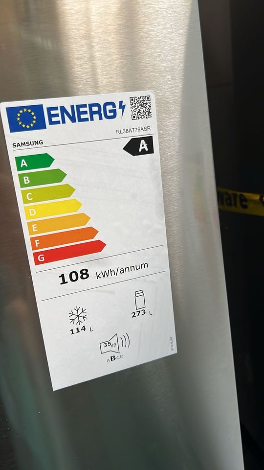 SAMSUNG RL38A776ASR/EG Kühlgefrierkombination EEK:A 108 kWh Jährl in Hameln