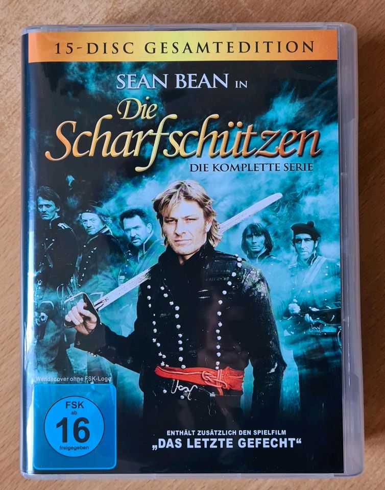 "Die Scharfschützen" (Sean Bean), 15-Disc-Gesamtedition in Buttenwiesen