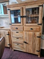 Vitrinenschrank Highboard Mangoholz industrial Style | 1299€ Nordrhein-Westfalen - Arnsberg Vorschau