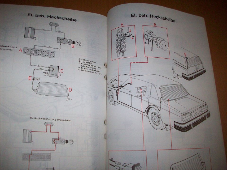 Volvo 260 262 264 265 Werkstatthandbuch Schaltpläne 1978 in Ottweiler