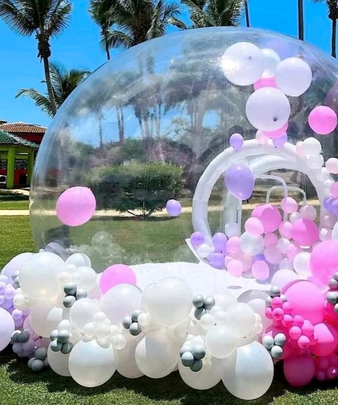 Hüpfburg Bubble Dome für Kindergeburtstag in Bernau