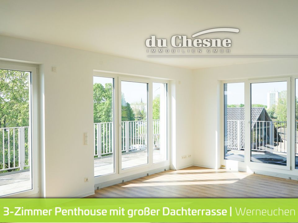 Sonniges 3 Zimmer Penthouse mit großzügiger 35 m² Terrasse in Werneuchen