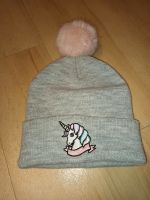 Wintermütze H&M Einhorn  grau  NEU 146/ 152/ 158 Nordrhein-Westfalen - Kaarst Vorschau