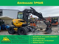 Mecalac Radbagger Mobilbagger Kompaktbagger Bagger 7MWR gebraucht Bayern - Rednitzhembach Vorschau