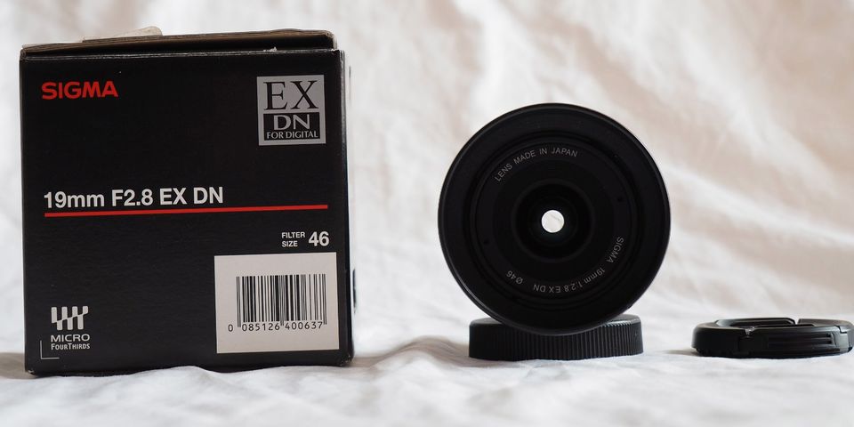 Verkaufe Sigma Objektiv,19 mm f2,8 EX DN für MFT, in Burghausen