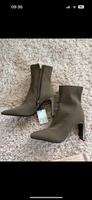 Neue Zara Stiefeletten in Khaki Nordrhein-Westfalen - Schwelm Vorschau