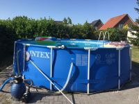 Aufbau-Pool INTEX 4,57x1,22m Niedersachsen - Vechelde Vorschau