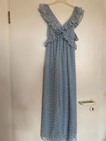 Langes hellblaues Kleid mit Sonnenblumen und Volants, Marke: JDY Niedersachsen - Lüneburg Vorschau
