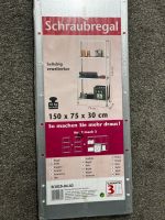 Schraubregal 150 x 75 x 30cm Baden-Württemberg - Rheinstetten Vorschau