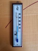 Vintage Thermometer schönes Holzdekor Niedersachsen - Hameln Vorschau