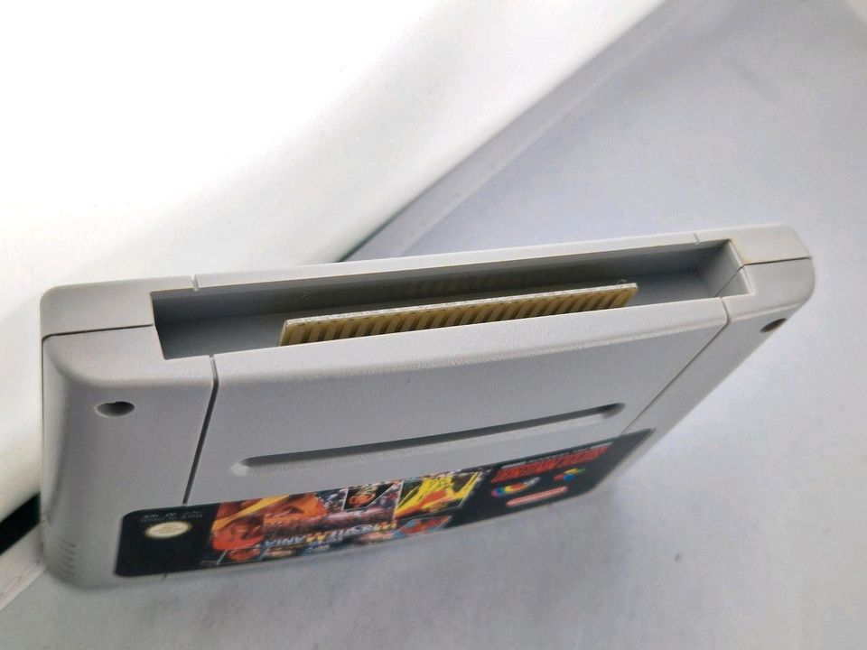 Neuwertig SNES Super Nintendo Spiel Super Wrestlemania mit Inlay in Villingen-Schwenningen