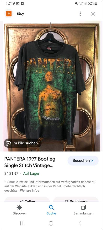 Metal Shirt L Pantera vintage phil anselmo sammler in Rostock