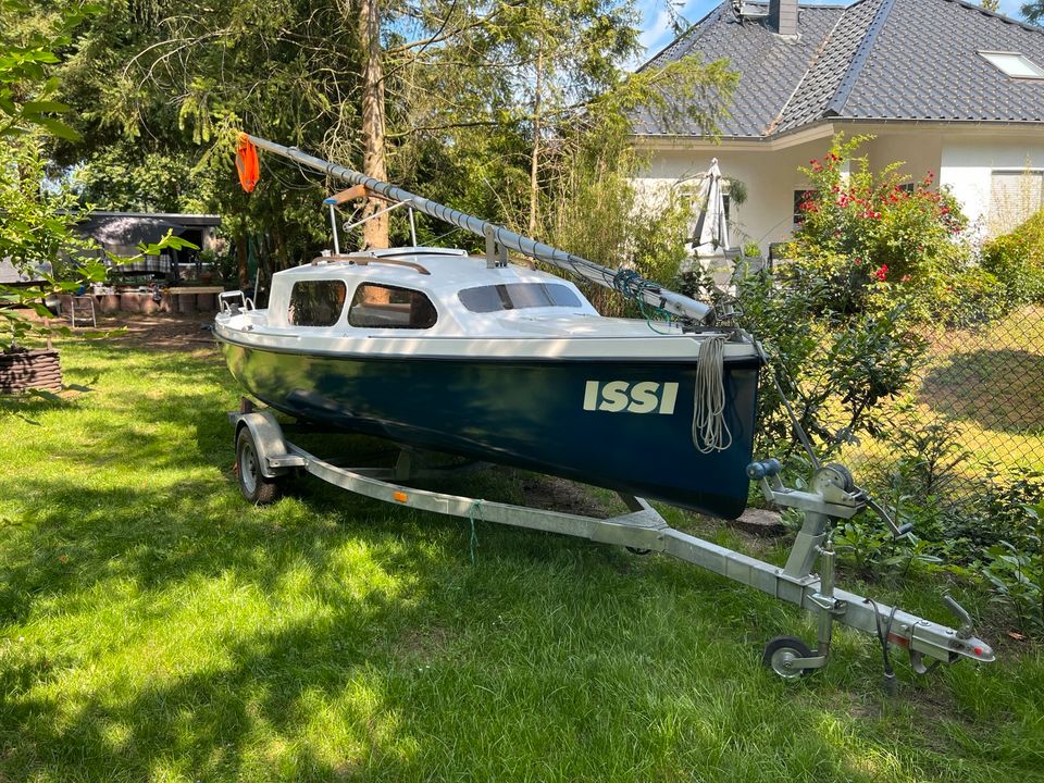 Segelboot segeljolle Einhandsegler Führerscheinfrei Yamaha AB in Birkenwerder