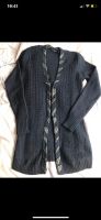 Merinowolle Cardigan Elie Tahari Gr.XS/S mit Echtleder Detail Düsseldorf - Mörsenbroich Vorschau