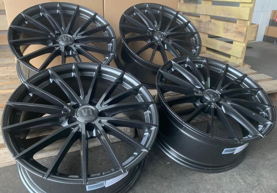 V1 Wheels V2 Felgen 18 Zoll Grau für Aiways U5 Audi A4 8D B5 8E 8H B6 B7 QB6 B8 8K B9 F4 A5 B8 8K A6 4B 4F 4G Avant F2 C8 A7 4G A8 4E 4H F8 Q2 GA Q3 Q5 8R FY TT 8J 8S MG EHS MG4 ZS EV MG5 ET35 5/112 in Rodgau