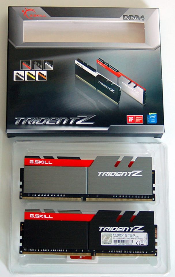 16GB RAM G.SKILL TridentZ CL14 F4-3200C14D-16GTZ OVP TOP in Dortmund