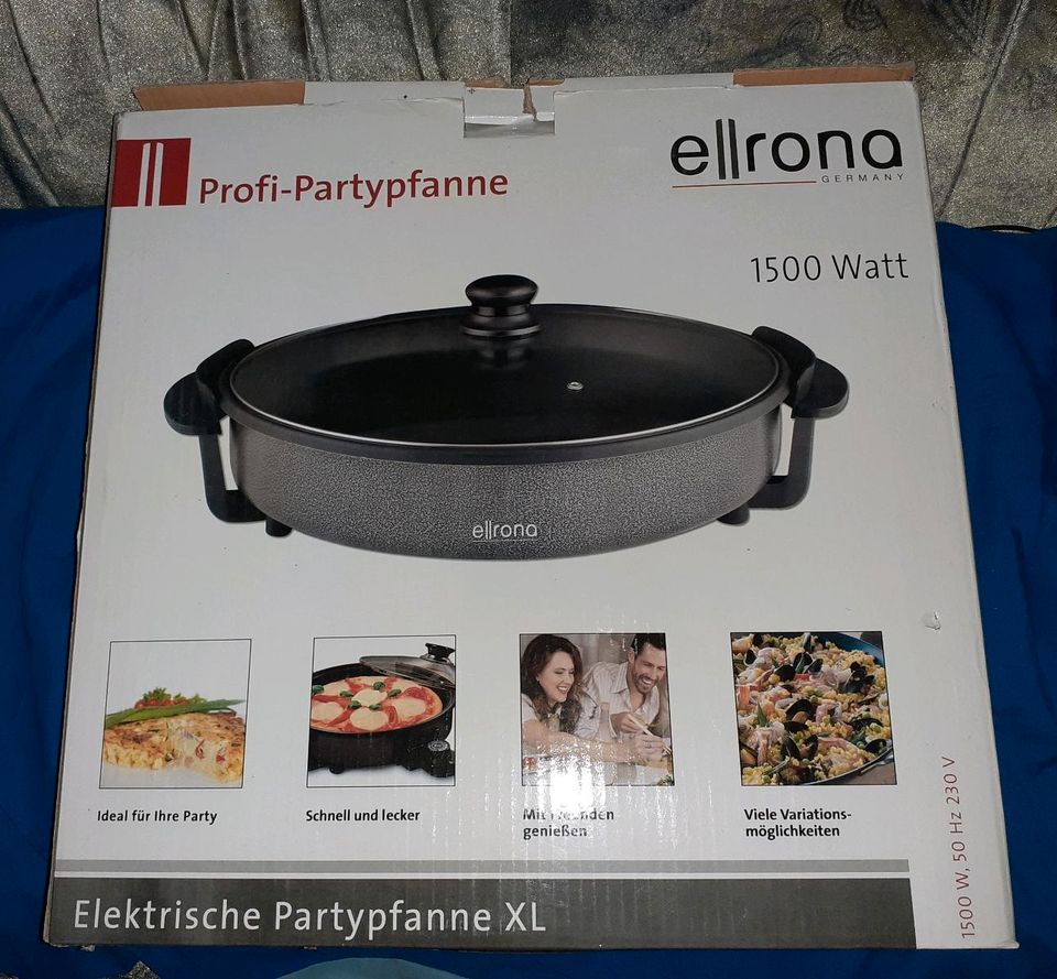 elektrische Profi-Partypfanne XXL von ellrona Germany - gebraucht in Essen  - Essen-Ruhrhalbinsel | Haushaltskleingeräte gebraucht kaufen | eBay  Kleinanzeigen ist jetzt Kleinanzeigen