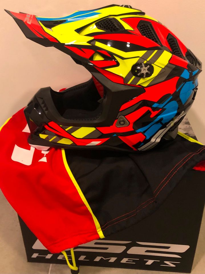 LS2 MX700 Subverter Evo Rascal Motocross Helm Gr.L NEU!!!! in Frickenhausen