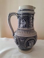 schöner, großer, antiker Keramik-Weinkrug, blau Rheinland-Pfalz - Kisselbach Vorschau